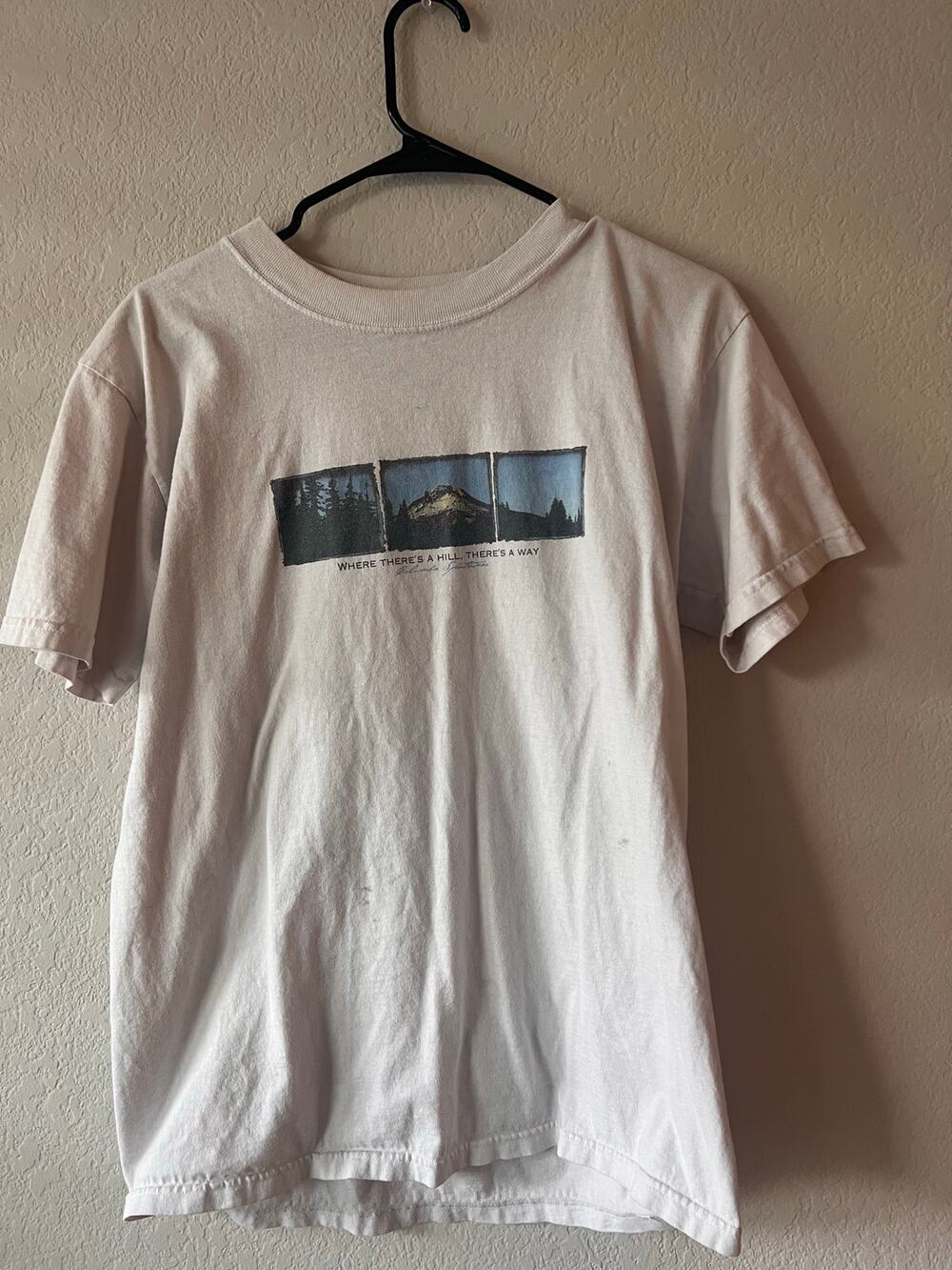 Vintage 1990s Columbia Sportswear Graphic Tee White